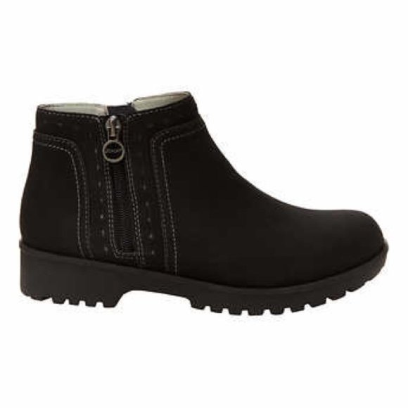 JSPORT BY JAMBU Jenna Weather Ready Ankle Boots in Black - NEW - Picture 4 of 7